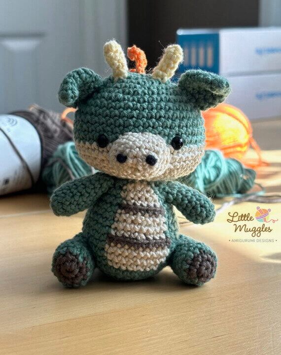 Mini Dragon Amigurumi Free Crochet Pattern